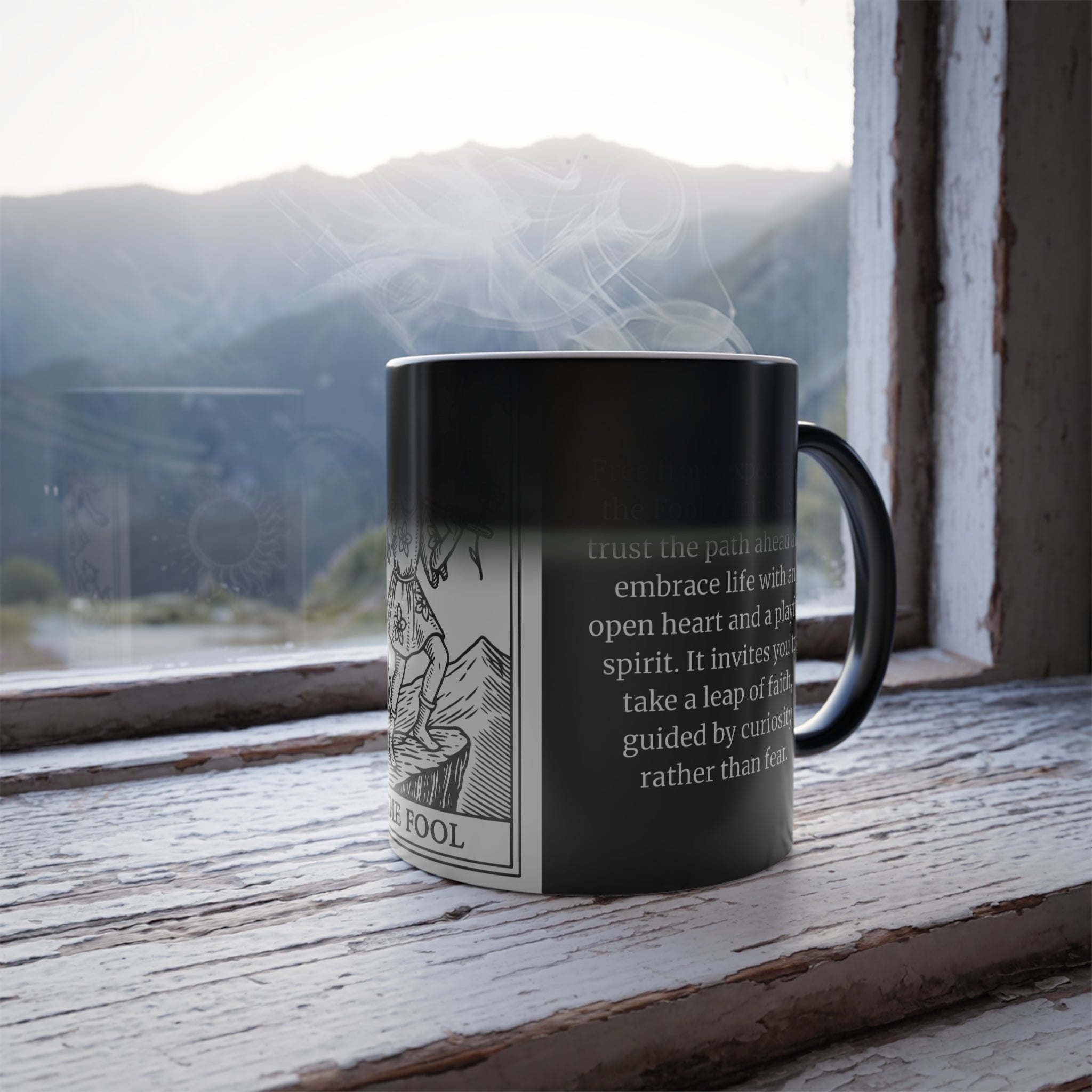 Tarot The Fool Color Morphing Mug - 11oz